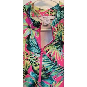 Tommy Bahama Jacket Woman XL Multicolor Golf Tropical UPF 50